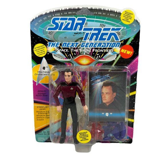 Playmates Q Mischievous Omniscient Being Star Trek The Next Generation Figure 1A - Picture 1 of 4